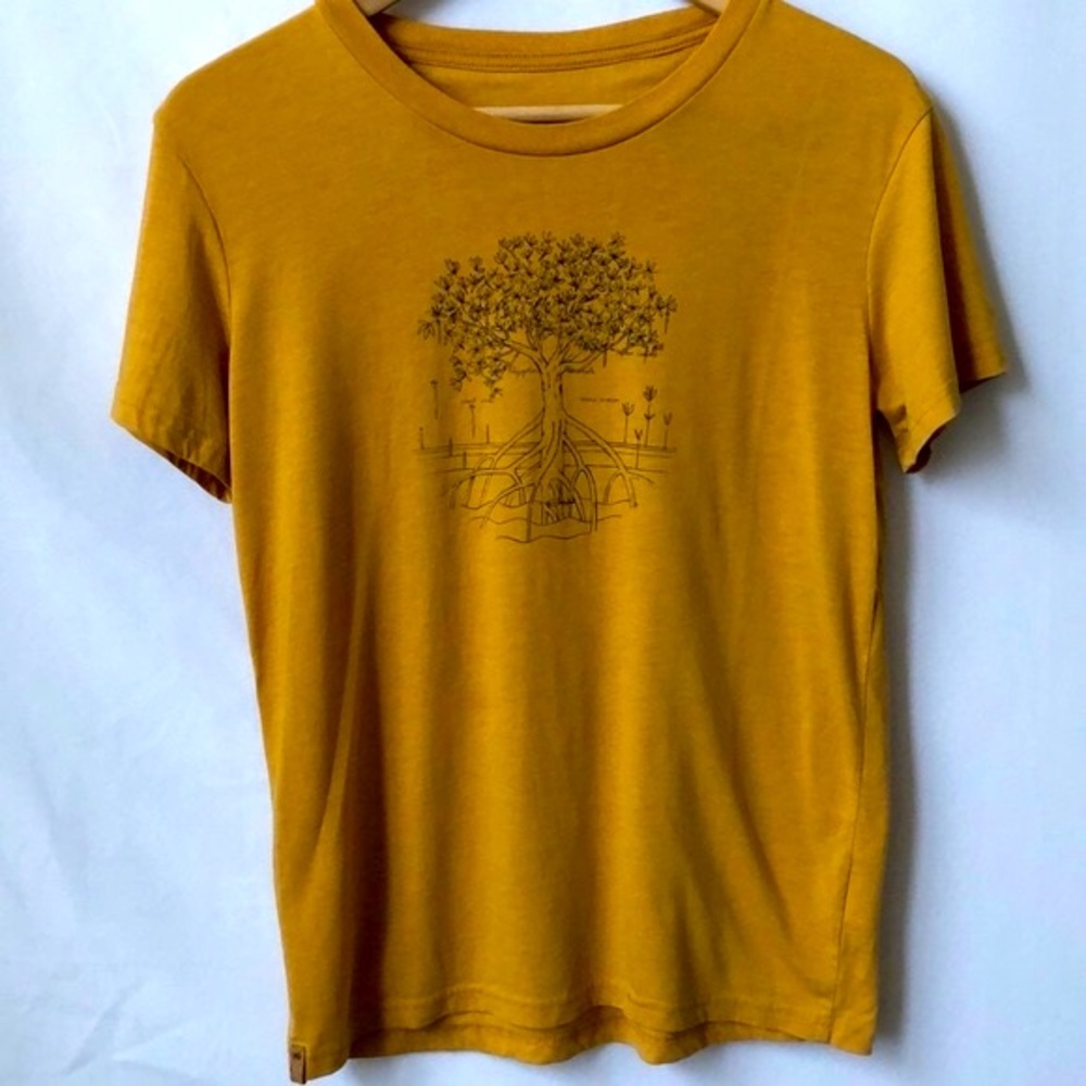 Mustard Yellow Tree TenTree T shirt
